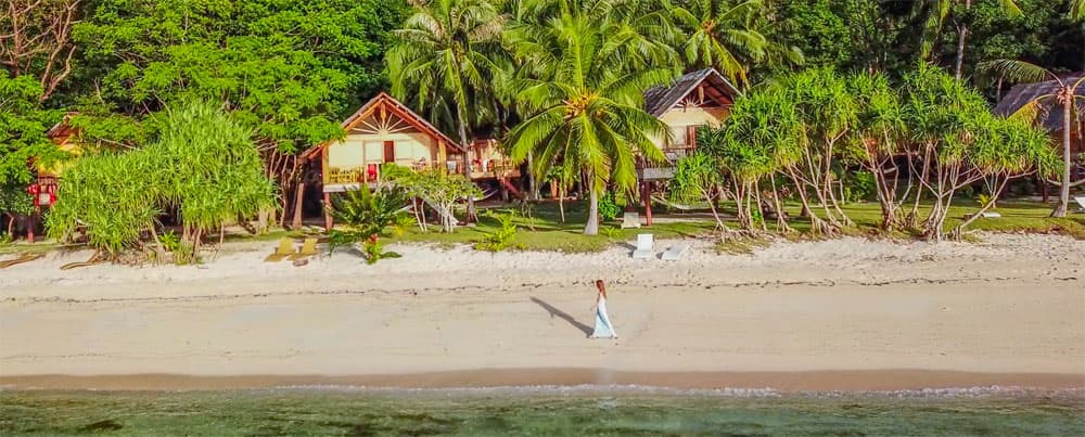 Sandy beach in the Philippines